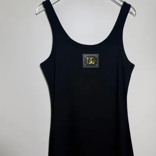 Replica Dolce & Gabbana Dresses Sleeveless For Women #1454420 $88.00 USD for Wholesale