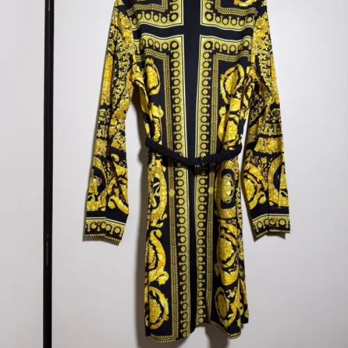 Replica Versace Dresses Long Sleeved For Women #1454426 $92.00 USD for Wholesale