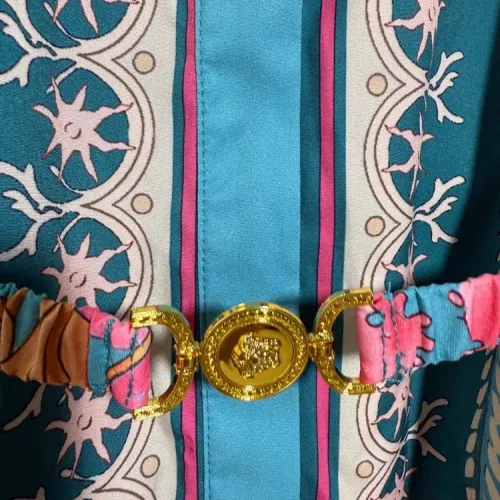 Replica Versace Dresses Short Sleeved For Women #1454443 $92.00 USD for Wholesale