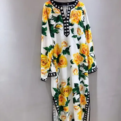 Replica Dolce & Gabbana Dresses Long Sleeved For Women #1454463 $96.00 USD for Wholesale