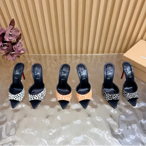 Replica Christian Louboutin CL Slippers For Women #1454505 $108.00 USD for Wholesale
