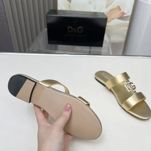 Replica Dolce & Gabbana D&G Slippers For Women #1454522 $85.00 USD for Wholesale
