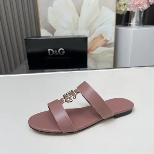 Replica Dolce & Gabbana D&G Slippers For Women #1454526 $85.00 USD for Wholesale
