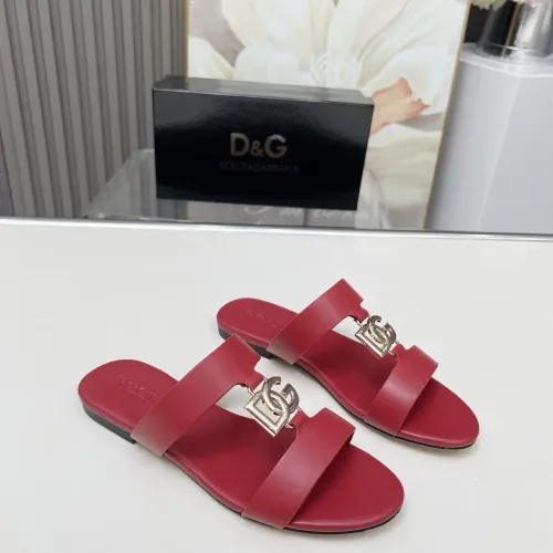 Replica Dolce & Gabbana D&G Slippers For Women #1454527 $85.00 USD for Wholesale