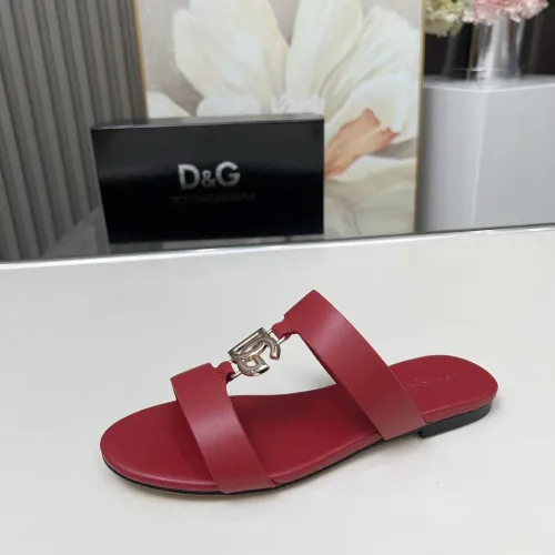 Replica Dolce & Gabbana D&G Slippers For Women #1454527 $85.00 USD for Wholesale