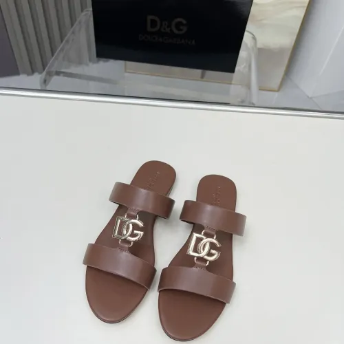 Replica Dolce & Gabbana D&G Slippers For Women #1454529 $85.00 USD for Wholesale