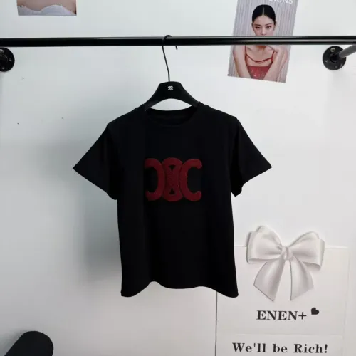 Celine T-Shirts Short Sleeved For Women #1454534