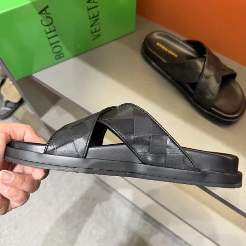Replica Bottega Veneta BV Slippers For Men #1455193 $56.00 USD for Wholesale