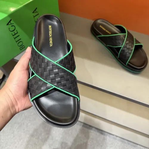 Replica Bottega Veneta BV Slippers For Men #1455197 $56.00 USD for Wholesale