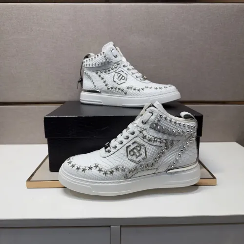 Philipp Plein PP High Tops Shoes For Men #1455198