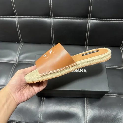 Replica Dolce & Gabbana D&G Slippers For Men #1455517 $60.00 USD for Wholesale