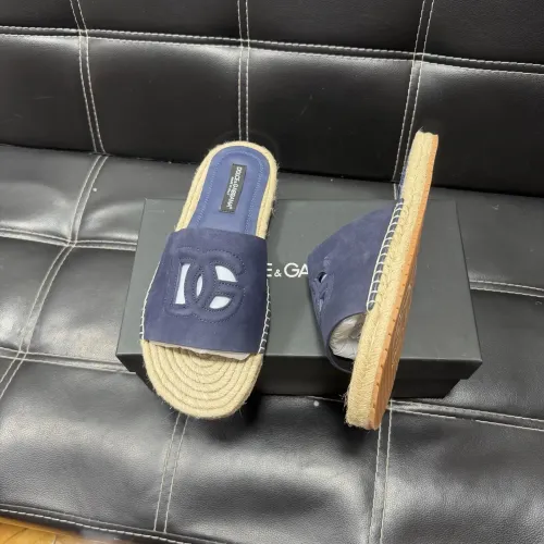 Replica Dolce & Gabbana D&G Slippers For Men #1455523 $60.00 USD for Wholesale