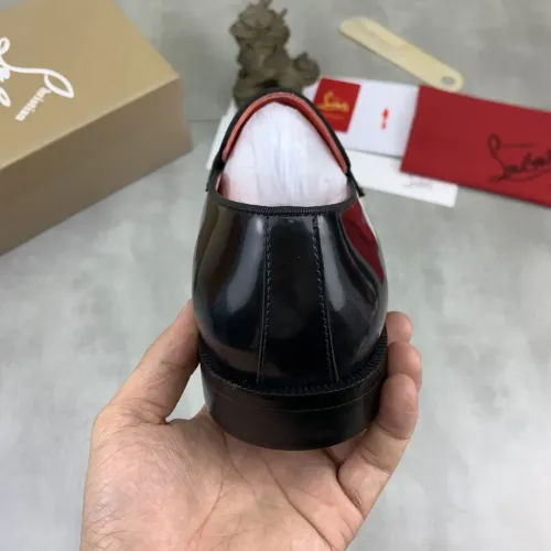 Replica Christian Louboutin Leather Shoes For Men #1455584 $100.00 USD for Wholesale