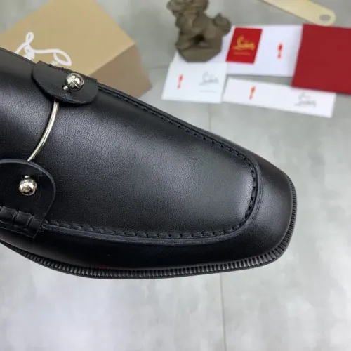 Replica Christian Louboutin Leather Shoes For Men #1455589 $102.00 USD for Wholesale