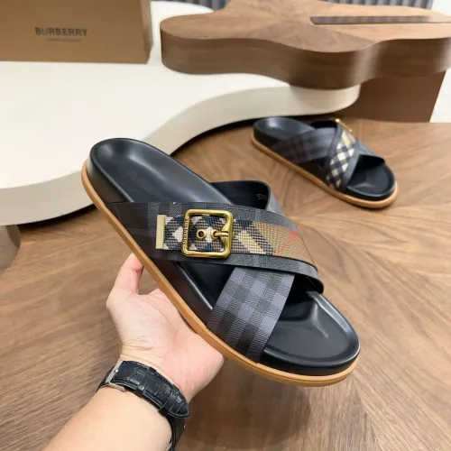 Replica Burberry Slippers For Men #1455707 $60.00 USD for Wholesale