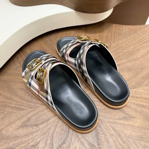 Replica Burberry Slippers For Men #1455708 $60.00 USD for Wholesale