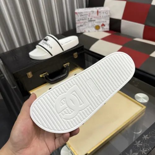 Replica Dolce & Gabbana D&G Slippers For Men #1455711 $45.00 USD for Wholesale