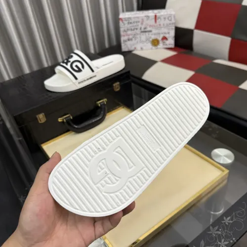 Replica Dolce & Gabbana D&G Slippers For Men #1455716 $45.00 USD for Wholesale