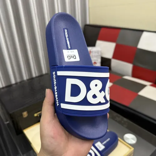 Replica Dolce & Gabbana D&G Slippers For Men #1455718 $45.00 USD for Wholesale