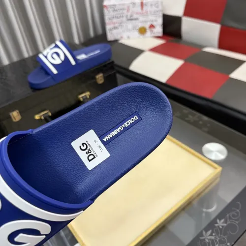 Replica Dolce & Gabbana D&G Slippers For Men #1455718 $45.00 USD for Wholesale