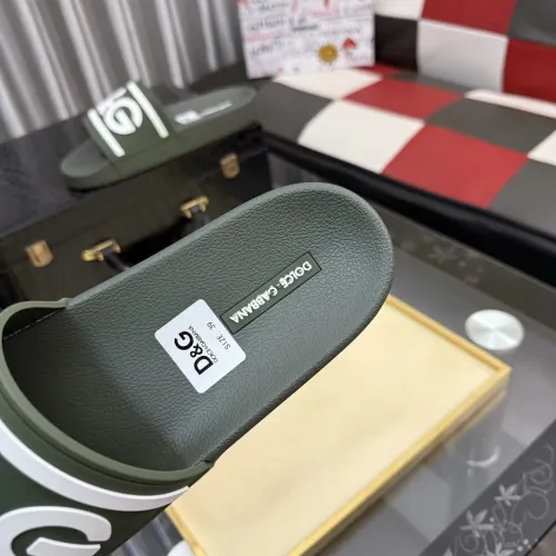 Replica Dolce & Gabbana D&G Slippers For Men #1455719 $45.00 USD for Wholesale