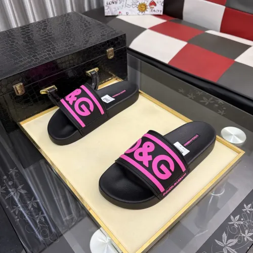 Replica Dolce & Gabbana D&G Slippers For Men #1455721 $45.00 USD for Wholesale