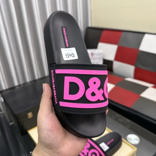 Replica Dolce & Gabbana D&G Slippers For Men #1455721 $45.00 USD for Wholesale