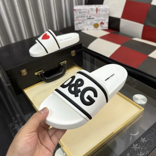 Replica Dolce & Gabbana D&G Slippers For Men #1455722 $45.00 USD for Wholesale