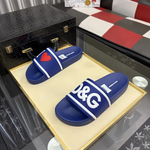 Replica Dolce & Gabbana D&G Slippers For Men #1455725 $45.00 USD for Wholesale