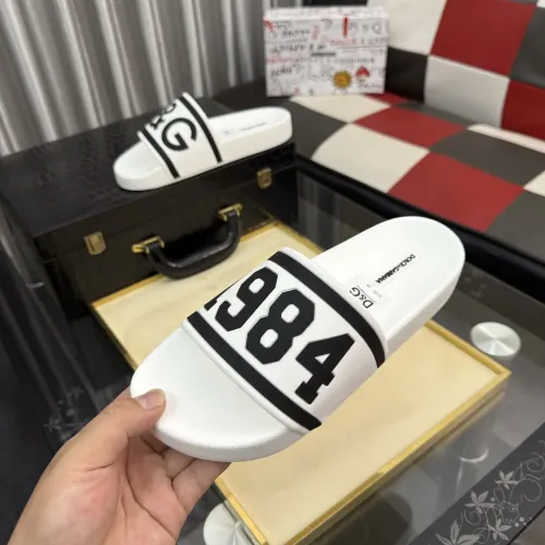 Replica Dolce & Gabbana D&G Slippers For Men #1455727 $45.00 USD for Wholesale