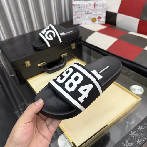 Replica Dolce & Gabbana D&G Slippers For Men #1455728 $45.00 USD for Wholesale