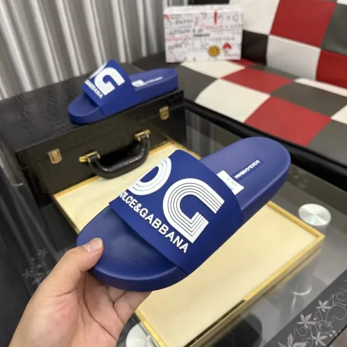 Replica Dolce & Gabbana D&G Slippers For Men #1455734 $45.00 USD for Wholesale