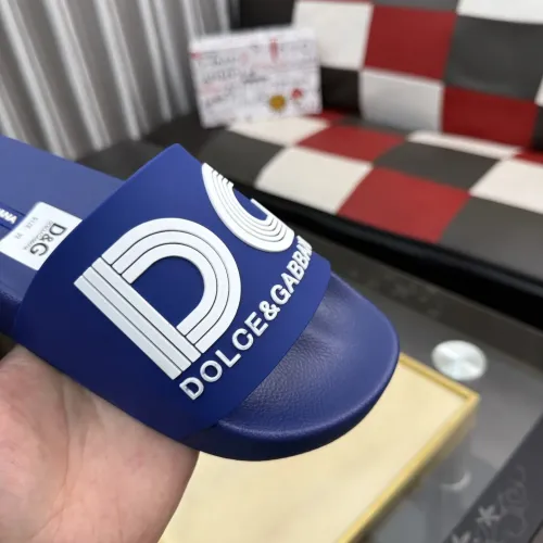 Replica Dolce & Gabbana D&G Slippers For Men #1455734 $45.00 USD for Wholesale