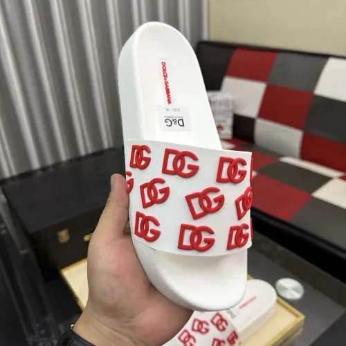 Replica Dolce & Gabbana D&G Slippers For Men #1455737 $45.00 USD for Wholesale