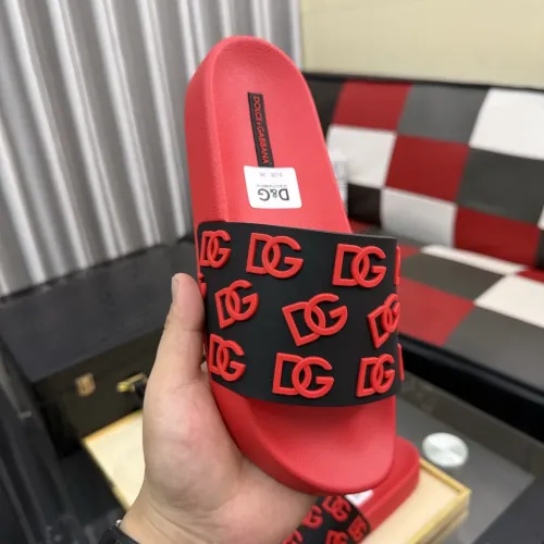 Replica Dolce & Gabbana D&G Slippers For Men #1455739 $45.00 USD for Wholesale