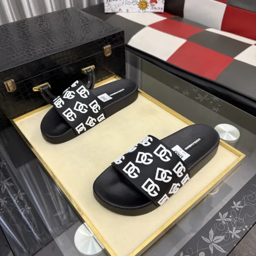 Replica Dolce & Gabbana D&G Slippers For Men #1455742 $45.00 USD for Wholesale