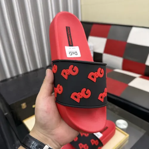 Replica Dolce & Gabbana D&G Slippers For Men #1455746 $45.00 USD for Wholesale