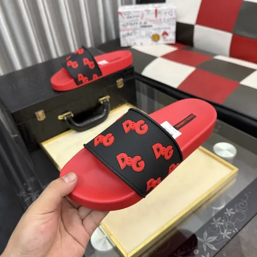 Replica Dolce & Gabbana D&G Slippers For Men #1455746 $45.00 USD for Wholesale