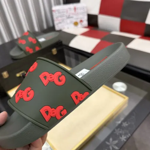 Replica Dolce & Gabbana D&G Slippers For Men #1455747 $45.00 USD for Wholesale