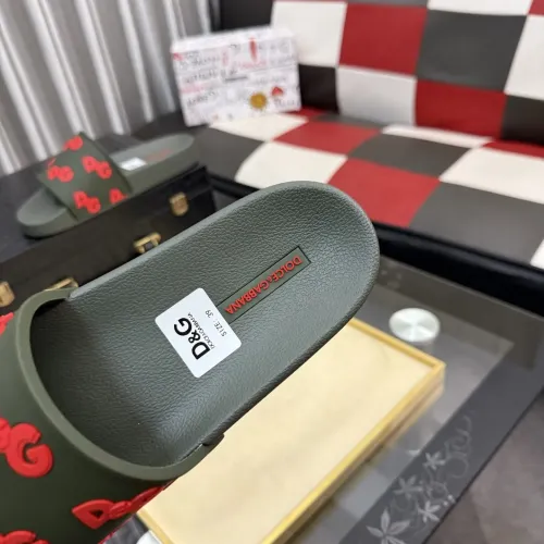 Replica Dolce & Gabbana D&G Slippers For Men #1455747 $45.00 USD for Wholesale