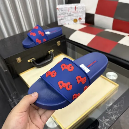 Replica Dolce & Gabbana D&G Slippers For Men #1455748 $45.00 USD for Wholesale