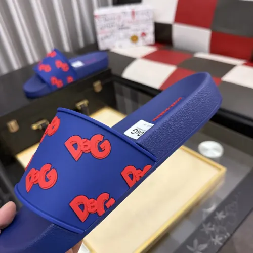 Replica Dolce & Gabbana D&G Slippers For Men #1455748 $45.00 USD for Wholesale