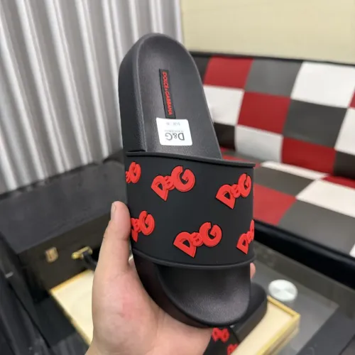 Replica Dolce & Gabbana D&G Slippers For Men #1455749 $45.00 USD for Wholesale