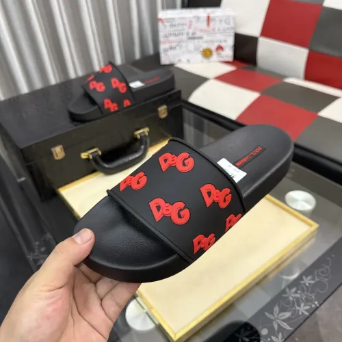 Replica Dolce & Gabbana D&G Slippers For Men #1455749 $45.00 USD for Wholesale
