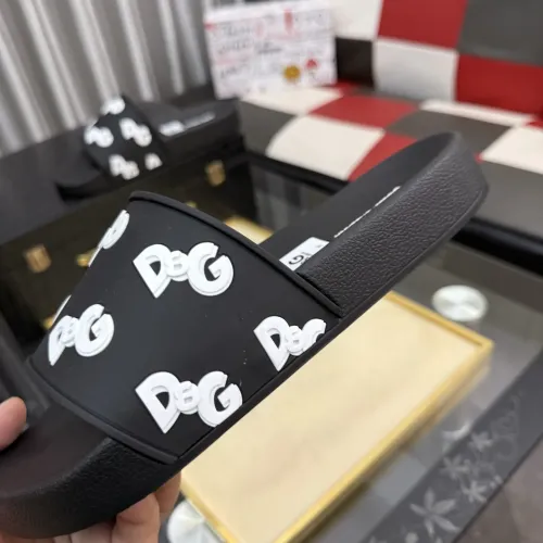 Replica Dolce & Gabbana D&G Slippers For Men #1455750 $45.00 USD for Wholesale