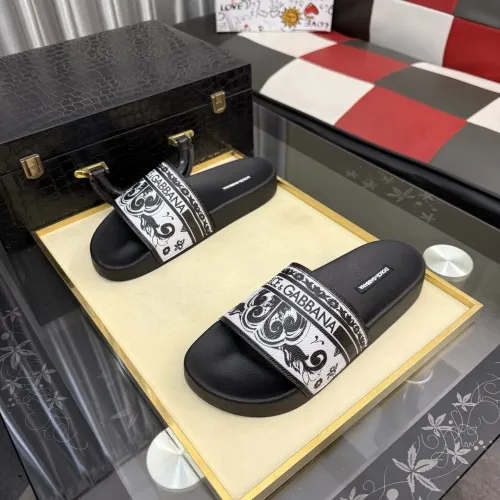 Replica Dolce & Gabbana D&G Slippers For Men #1455752 $45.00 USD for Wholesale
