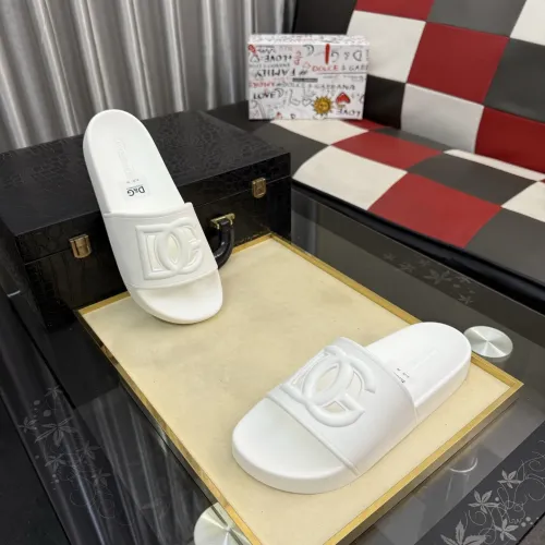 Replica Dolce & Gabbana D&G Slippers For Men #1455753 $45.00 USD for Wholesale