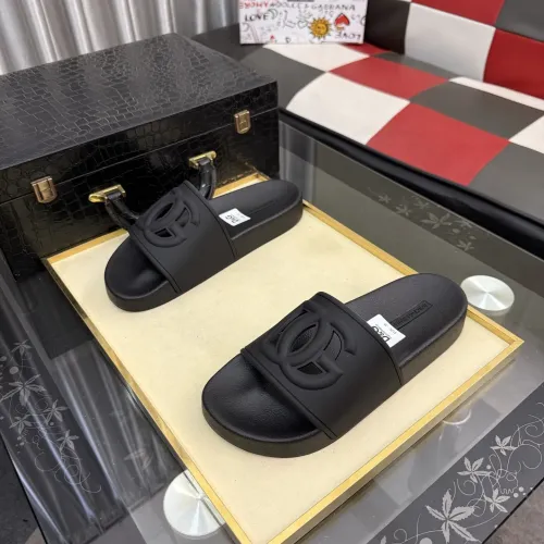 Replica Dolce & Gabbana D&G Slippers For Men #1455754 $45.00 USD for Wholesale