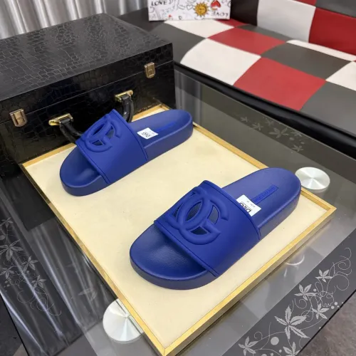 Replica Dolce & Gabbana D&G Slippers For Men #1455755 $45.00 USD for Wholesale