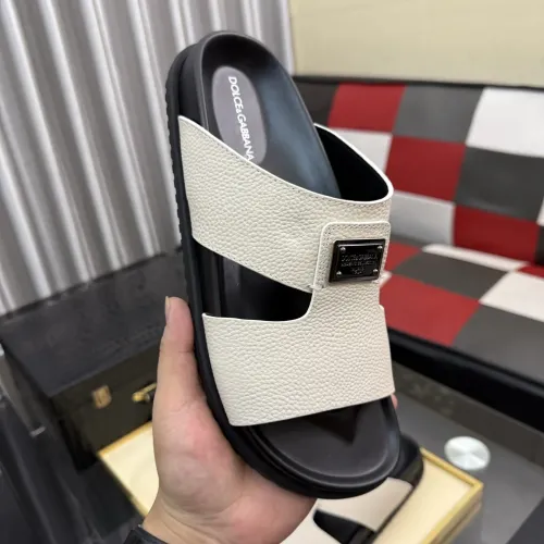 Replica Dolce & Gabbana D&G Slippers For Men #1455758 $64.00 USD for Wholesale